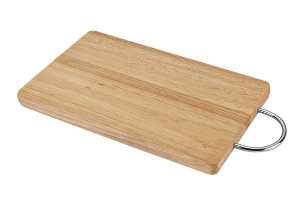 TABLA COCINA MADERA CON ASA CROMO 18X29X2  563029  223194