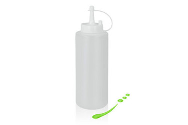 BOTELLIN PARA SALSAS PLASTICO 375 ML.  252960