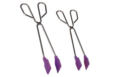 TENACILLA INOX PUNTA SILICONA LIFESTYLE 35 CM.