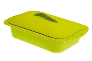 RECIPIENTE VAPOR 1000 ML SILICONA 870424 IBILI 15 X 24 X 5 CM