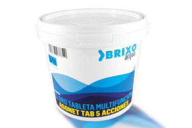 CLORO 5 EFECTOS TABLETA 200GR 5 KGS. BRIXO ACQUA TABLETA 200 GR  801303