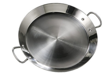 PAELLA INOXIDABLE GUISON VITRO/INDUCCION 36 CM 7 P.