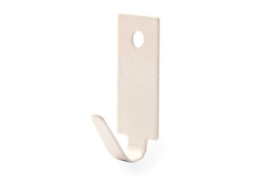 PERCHA PEQUEÑA 15 X 35 MM. ADH. B/4 KOP P2002B LACADO BLANCO