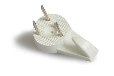 SOPORTE MULTIUSO BLANCO KOP D1002B CON 3 CLAVOS