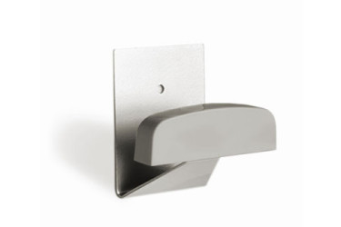 PERCHA GRANDE ADH. B/1 KOP P3003C ACERO INOX-PLASTICO  CROMO