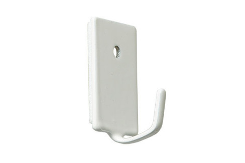 PERCHA PEQUEÑA 18 X 26 MM. ADH. B/4 KOP P2003B BLANCA  GANCHO FINO