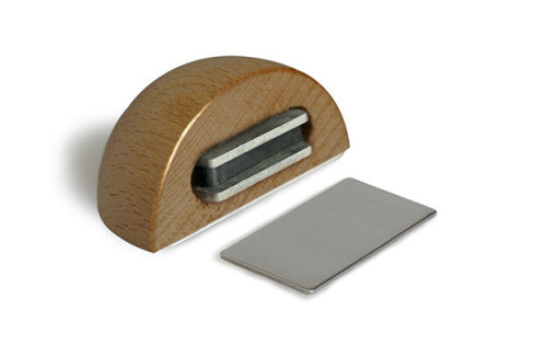 TOPE RETENEDOR MEDIA LUNA MADERA C/IMAN ADH. B/1 KOP T2002P ROBLE