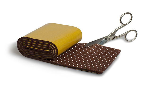 FIELTROS ANTIDESLIZANTES ADH. MARRON KOP F2002M R/85 MM X 1 MT. B/1