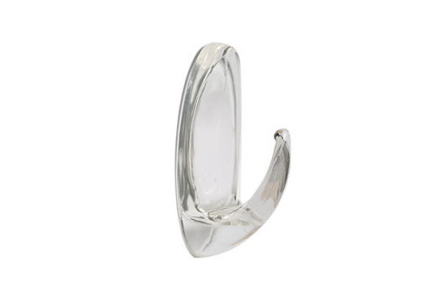 PERCHA PLASTICO PEQUEÑA. 3,50 CMS. ADH. B/3 KOP P1001T TRANS.
