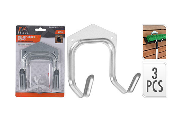 GANCHOS MULTIUSOS DOBLE 4 UDS. CY8100030