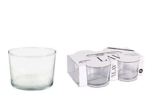 SET 4 VASOS CHIQUITO 240CC BEST OFFE