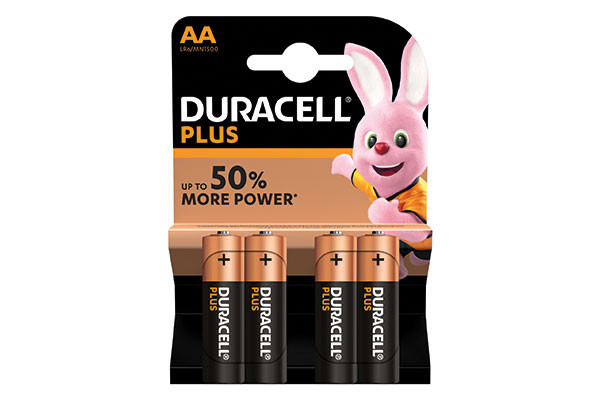 PILA DURACELL ALCALINA PLUS POWER AA LR06 B4  133220