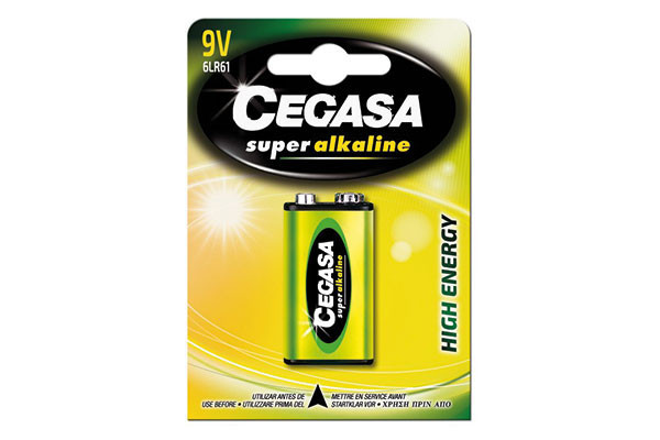 PILA SUPER ALKALINA CEGASA 6LR61 9V (BL.1)