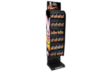 EXPOSITOR PIE DURACELL X 15 REFS. SURTIDAS X VALOR 400
