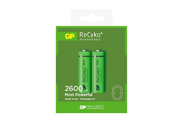 PILAS RECARGABLES GP AA 2600 mAh (BL.2)