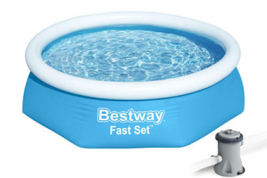 PISCINA AUTOPORTANTE C/DEPURADORA BESTWAY 244XH61 CM