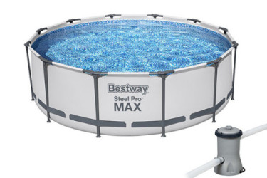 PISCINA TUBULAR REDONDA PRO MAX BESTWAY 366X100