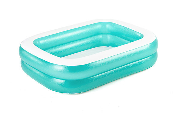 PISCINA HINCHABLE BLUE RECTANGULAR FAMILY POOL BESTWAY 201X150X51