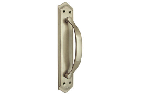 CAJA 2 MANILLON C/PLACA NIQUEL MATE JANDEL EQ-M205 256×49