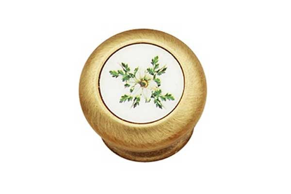 POMO CUERO CEPILLADO DECORADO NESU 30 MM 14315  133775
