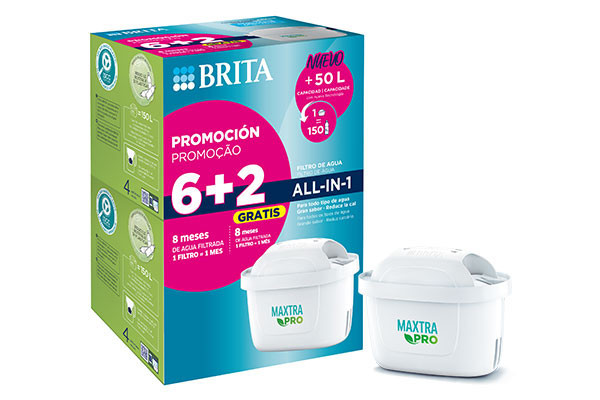 FILTRO JARRA BRITA MAXTRA PLUS PACK 6 2