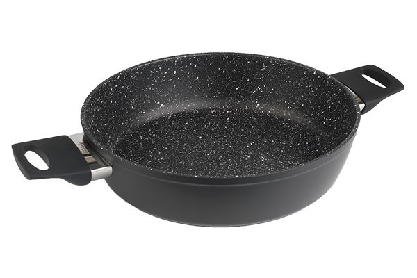CAZUELA BAJA ALUMINIO FORJADO PIEDRA LIFESTYLE 26 CM