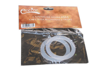 JUNTA CAFETERA ALUMINIO ENEIDE SILICONA (BL.2) 12 TZ.  472660