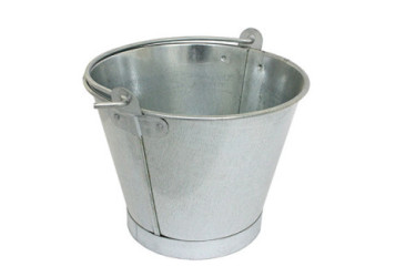 CUBO AGUA GALVANIZADO ASA LISA 13 PULGADAS  465213
