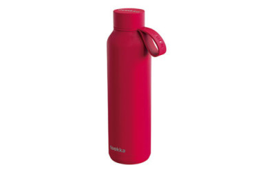BOTELLA QUOKKA SOLID 630 ML C/COLGADOR  CHERRY 40175