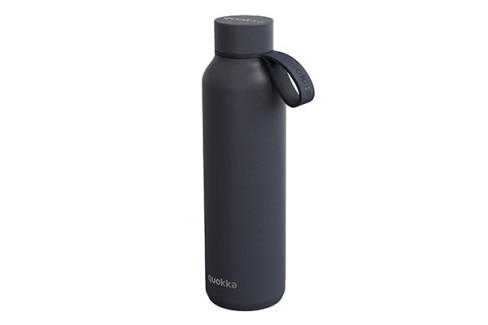 BOTELLA QUOKKA SOLID 630 ML C/COLGADOR  SLATE 40174