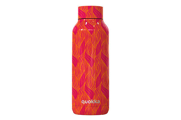 BOTELLA QUOKKA SOLID 510 ML  ORANGE BLOOM 11898