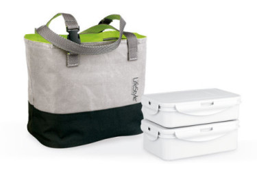 BOLSA TERMICA PORTA ALIMENTOS 2 HERMETICOS ML LIFESTYLE 4113