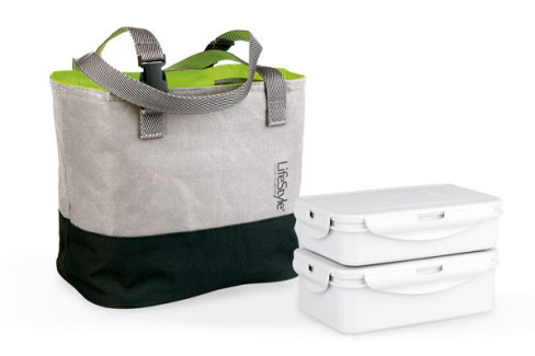BOLSA TERMICA PORTA ALIMENTOS 2 HERMETICOS ML LIFESTYLE 4113