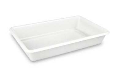 CUBETA ALIMENTARIA RECTANGULAR BLANCA DENOX 8 LTS.