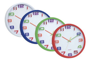 RELOJ PARED O´CLOCK ENEIDE 30.5 X 4.3 BLANCO  800204