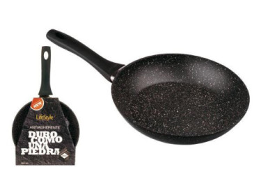 SARTEN PIEDRA ALUMINIO ANTIADH LIFESTYLE 30 CM
