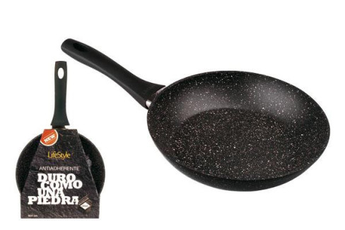 SARTEN PIEDRA ALUMINIO ANTIADH LIFESTYLE 30 CM