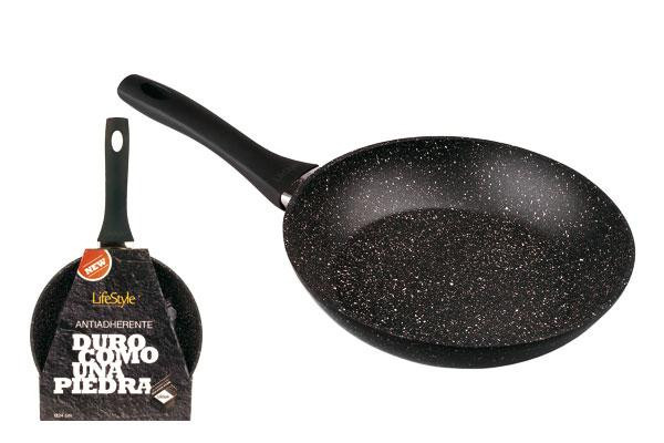 SARTEN PIEDRA ALUMINIO ANTIADH LIFESTYLE 22 CM