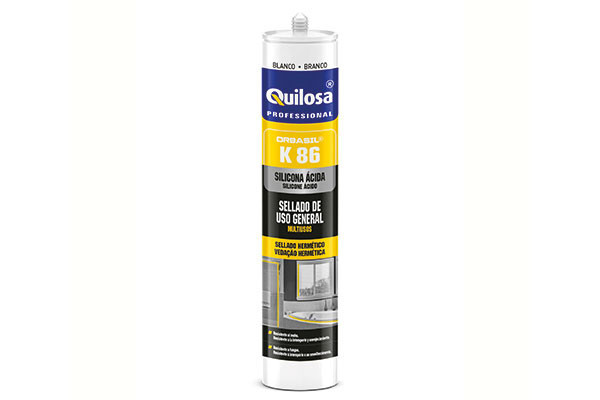 SILICONA CARTUCHO ORBASIL K-86 300ML NEGRO