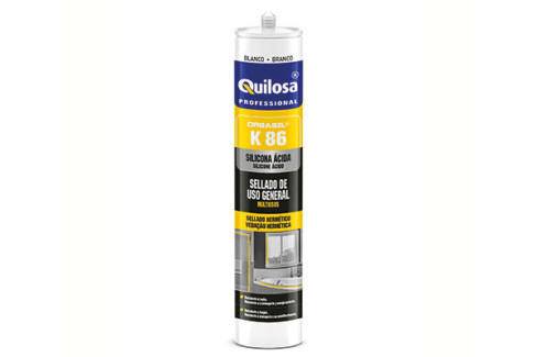 SILICONA CARTUCHO ORBASIL K-86 300ML GRIS  101903