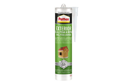 PATTEX EXTERIOR SILICONA CART. 280ML TRANS.