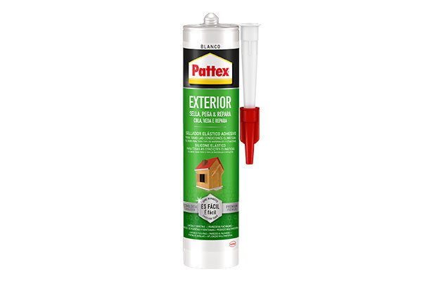 PATTEX EXTERIOR SILICONA CART. 280ML BLANCA