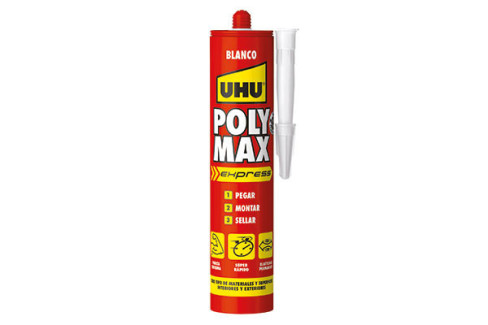POLY MAX POLIMERO EXPRESS BLANCO CARTUCHO 435 GRS. IMEDIO