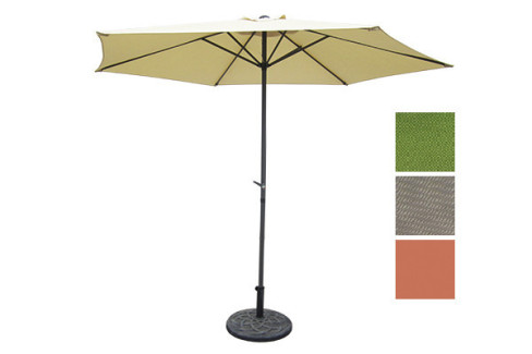 SOMBRILLA ALUMINIO MANIVELA LUXE 350 NARANJA  900102