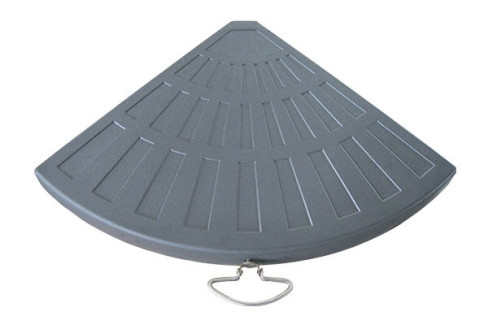 BASE SOMBRILLA LATERAL C/ASA GRIS 20KG GDLC  800384