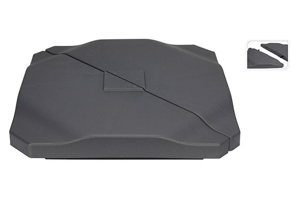 BASE SOMBRILLA LATERAL SET 2 UDS. PLASTICO RELLENABLE