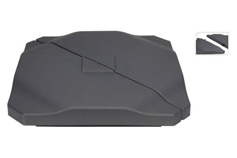 BASE SOMBRILLA LATERAL SET 2 UDS. PLASTICO RELLENABLE