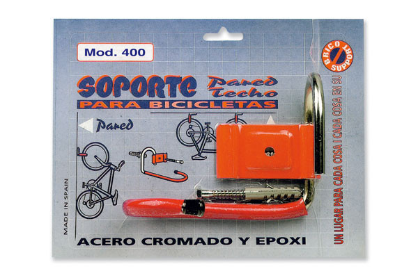 SOPORTE BICICLETA TECHO-PARED REF.400 140X70X8  472892