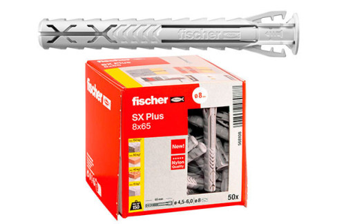 TACO SX PLUS LARGO FISCHER 8X65 (C/50)