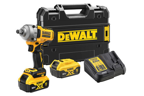DCF891P2T LLAVE IMPACTO XR 18V 2 LI-ON 5Ah DEWALT